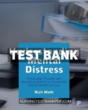 Test Bank for Understanding Mental Distress 1st Edition by Moth