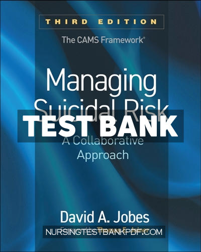 9781462552719-TEST-BANK Test Bank for Managing Suicidal Risk 3rd Edition by Jobes