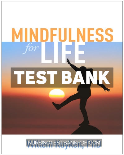 9781462555284-TEST-BANK Test Bank for Mindfulness for Life by Kuyken