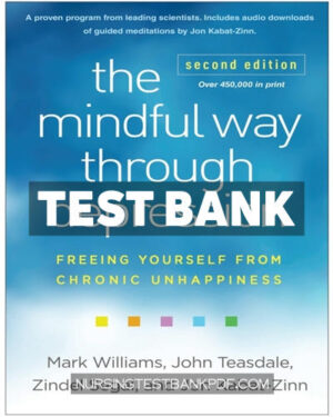 Test Bank for The Mindful Way through Depression 2nd Edition by Williams