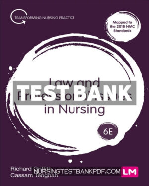Test Bank for Law and Professional Issues in Nursing 6th Edition by Griffith