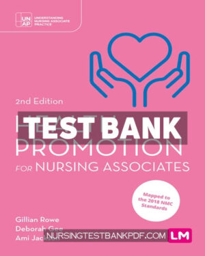 Test Bank for Health Promotion for Nursing Associates 2nd Edition by Rowe