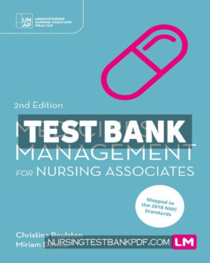 Test Bank for Medicines Management for Nursing Associates 2nd Edition by Roulston