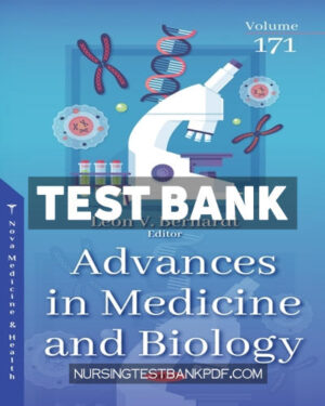 Test Bank for Advances in Medicine and Biology Volume 171 by Nova Medicine and Health