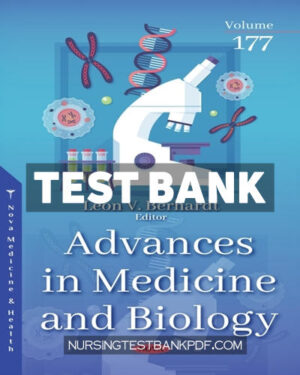 Test Bank for Advances in Medicine and Biology Volume 177 by Nova Medicine and Health