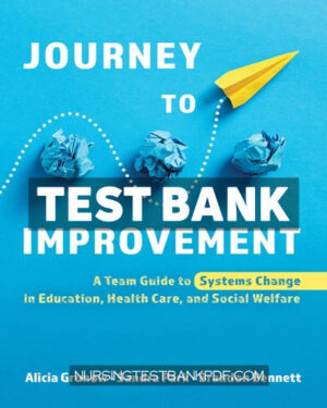 Test Bank for Journey to Improvement by Grunow