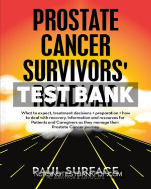 Test Bank for Prostate Cancer Survivors Roadmap by Surface