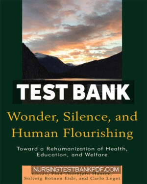 Test Bank for Wonder Silence and Human Flourishing by Hansen