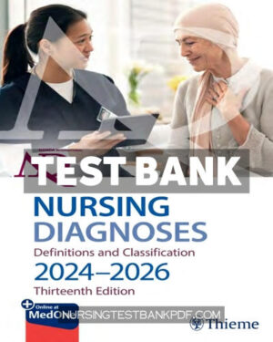 Test Bank for NANDA International Nursing Diagnoses 13th Edition by Herdman