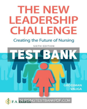 Test Bank for The New Leadership Challenge 6th Edition by Grossman