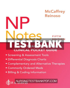Test Bank for NP Notes 5th Edition by Mcaffrey