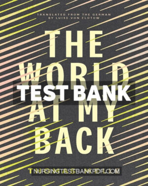 Test Bank for The World at My Back by Melle