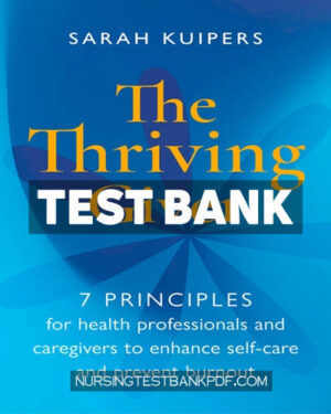 Test Bank for The Thriving Giver by Kuipers