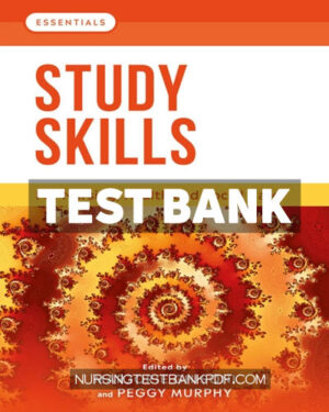 Test Bank for Study Skills 1st Edition by Ghisoni