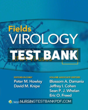 Test Bank for Fields Virology - RNA Viruses 1st Edition by Howley