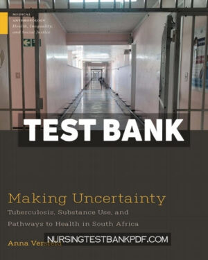 Test Bank for Making Uncertainty by Versfeld
