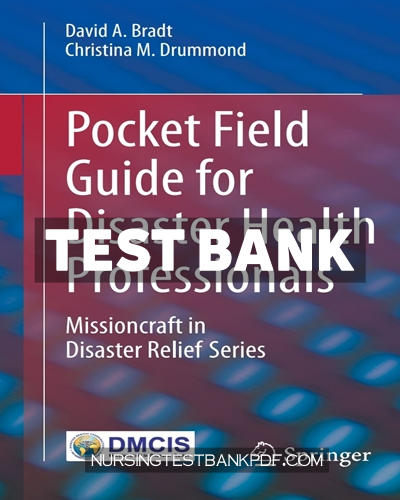 9783030048013-TEST-BANK Test Bank for Pocket Field Guide for Disaster Health Professionals by Bradt