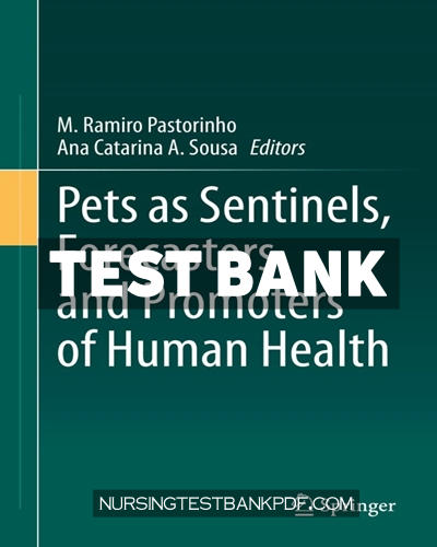 9783030307349-TEST-BANK Test Bank for Pets as Sentinels Forecasters and Promoters of Human Health by Springer
