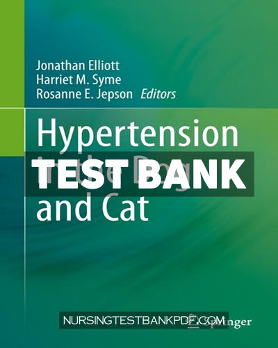 9783030330200-TEST-BANK Test Bank for Hypertension in the Dog and Cat by Elliott