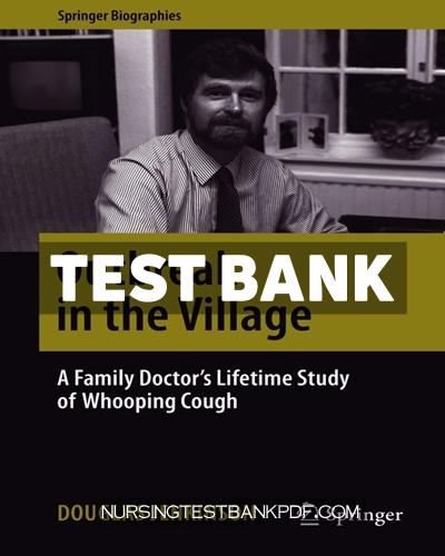9783030454852-TEST-BANK Test Bank for Outbreak in the Village by Jenkinson