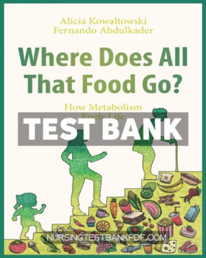 Test Bank for Where Does All That Food Go? by Kowaltowski