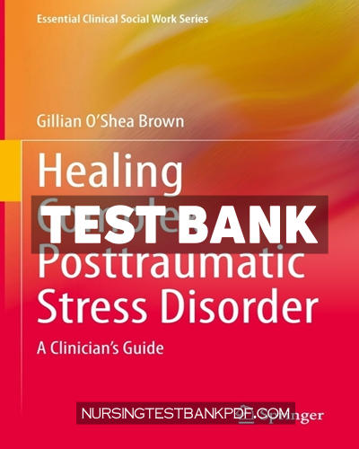 9783030614164-TEST-BANK Test Bank for Healing Complex Posttraumatic Stress Disorder by Brown