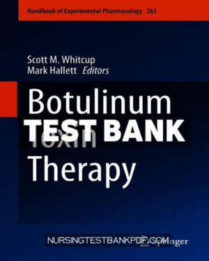 Test Bank for Botulinum Toxin Therapy by Springer