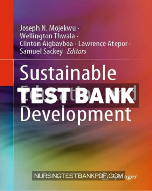 Test Bank for Sustainable Education and Development by Springer