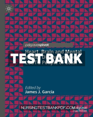 Test Bank for Heart Brain and Mental Health Disparities for LGBTQ People of Color by Palgrave Macmillan