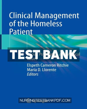 Test Bank for Clinical Management of the Homeless Patient by Springer