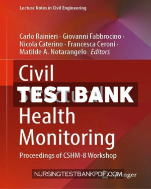 Test Bank for Civil Structural Health Monitoring by Springer