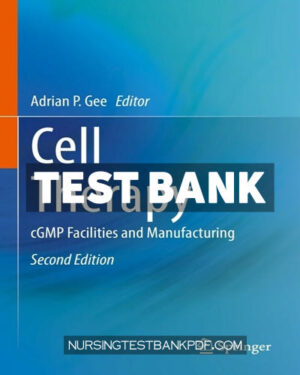 Test Bank for Cell Therapy 2nd Edition by Springer