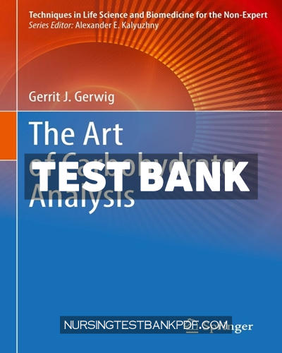 9783030777913-TEST-BANK Test Bank for The Art of Carbohydrate Analysis by Gerwig