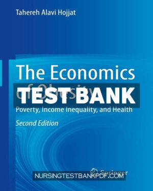 Test Bank for The Economics of Obesity 2nd Edition by Hojjat