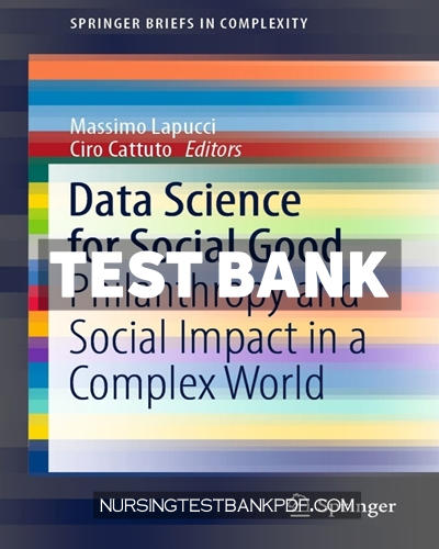 9783030789855-TEST-BANK Test Bank for Data Science for Social Good by Springer