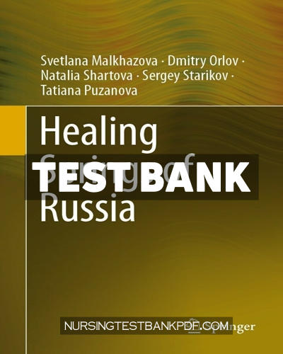 9783030835347-TEST-BANK Test Bank for Healing Springs of Russia by Malkhazova