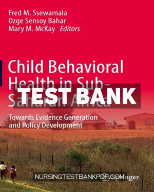Test Bank for Child Behavioral Health in Sub Saharan Africa by Springer