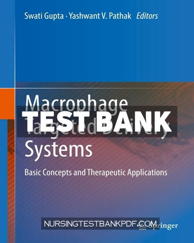 9783030841645-TEST-BANK Test Bank for Macrophage Targeted Delivery Systems by Springer