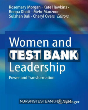 Test Bank for Women and Global Health Leadership by Springer