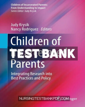 Test Bank for Children of Incarcerated Parents by Springer
