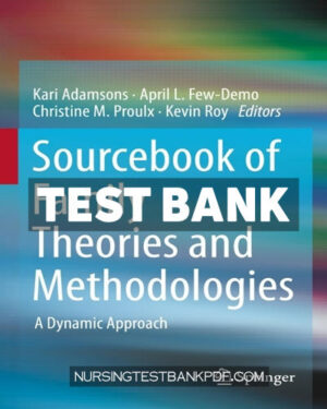 Test Bank for Sourcebook of Family Theories and Methodologies by Springer