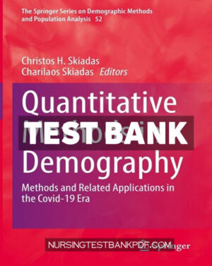 Test Bank for Quantitative Methods in Demography by Springer
