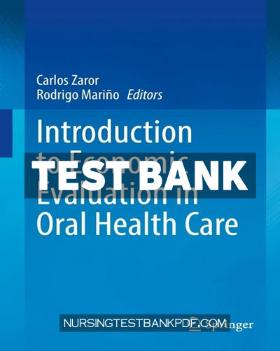 9783030962890-TEST-BANK Test Bank for Introduction to Economic Evaluation in Oral Health Care by Springer
