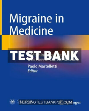 Test Bank for Migraine in Medicine by Springer