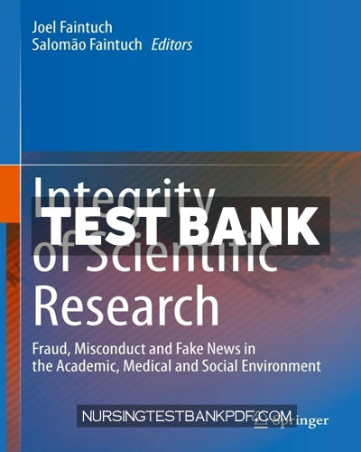 9783030996802-TEST-BANK Test Bank for Integrity of Scientific Research by Springer
