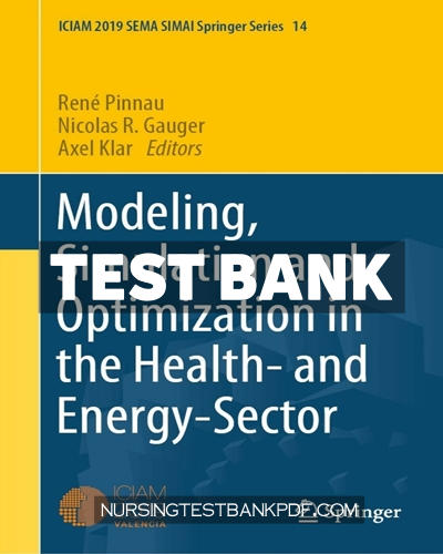 9783030999834-TEST-BANK Test Bank for Modeling Simulation and Optimization in the Health and Energy Sector by Springer