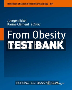 Test Bank for From Obesity to Diabetes by Springer