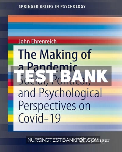 9783031049644-TEST-BANK Test Bank for The Making of a Pandemic by Ehrenreich