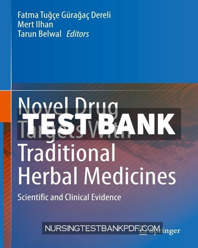 9783031077531-TEST-BANK Test Bank for Novel Drug Targets With Traditional Herbal Medicines by Springer