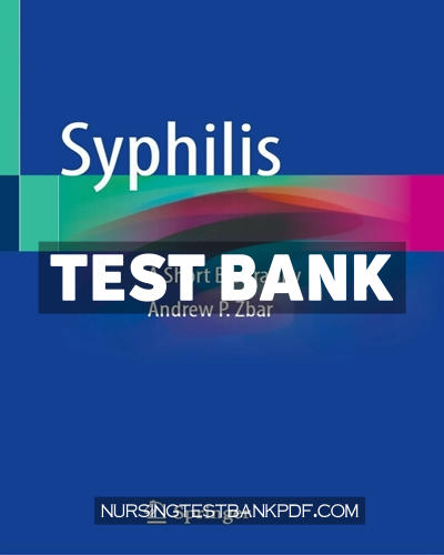 9783031089688-TEST-BANK Test Bank for Syphilis by Zbar